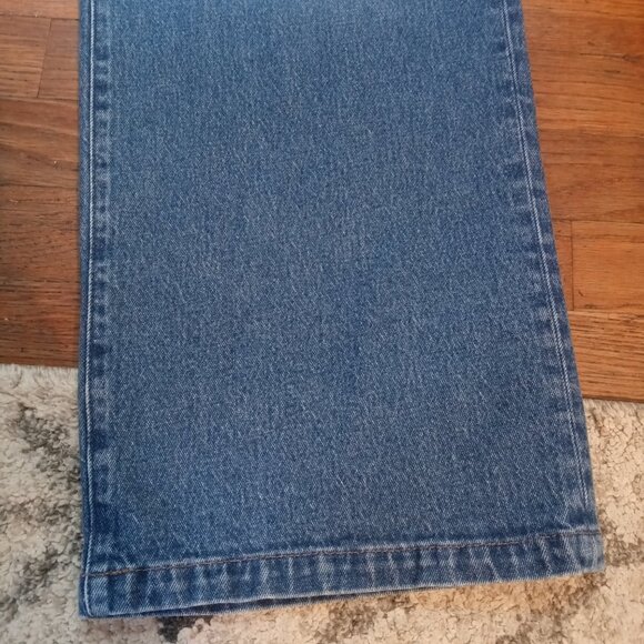 MADEWELL the perfect vintage wide leg jeans in Edgerly Wash (sz32) - Picture 8 of 15